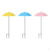 Plant Umbrella for Outdoor Plants 20" Sturdy Rainproof with Stake Shade Cloth Sun Protection