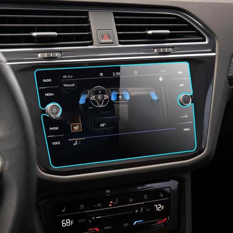 

For Volkswagen Tiguan SEL trument Navigation LCD Screen Tempered Glass Protective Anti-scratch Film Car Accessories