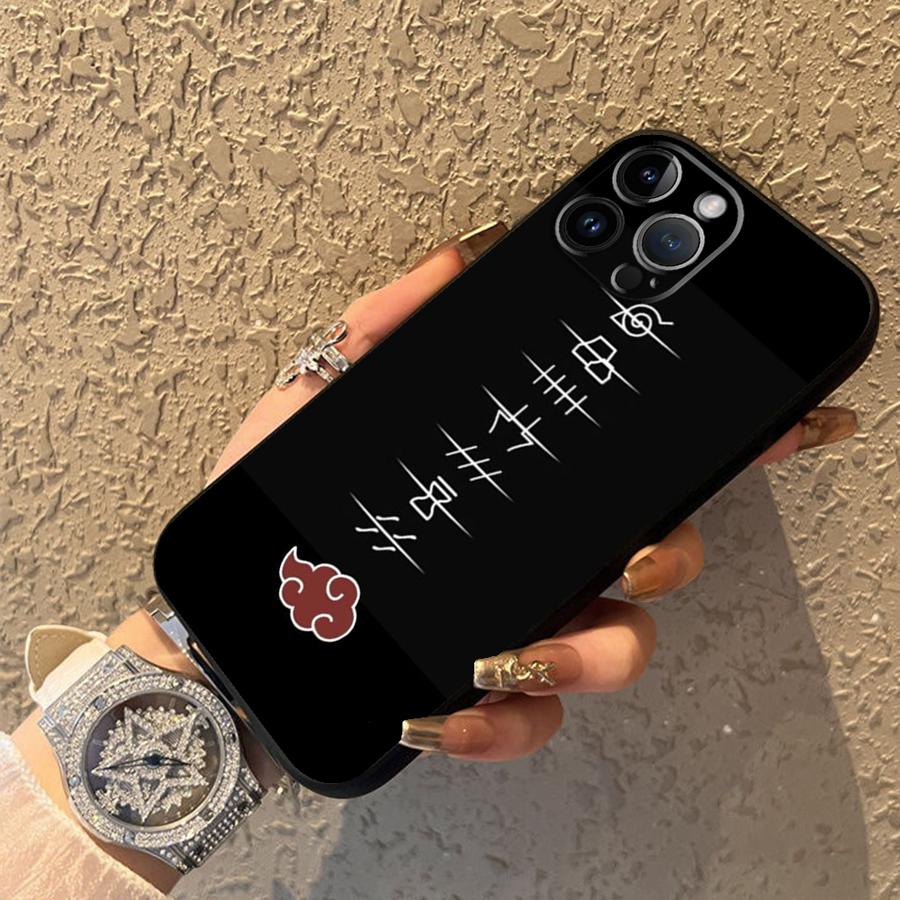 Phone Case for Apple iPhone 13 15 Pro 7 8 XR XS MAX Air 17 Pro Max 14 11 12 16 Funda Phone Cover Anime Narutos Itachi
