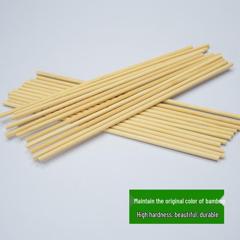 SMVP 5mm X 100cm Round Bamboo Craft Sticks (100 Pcs)