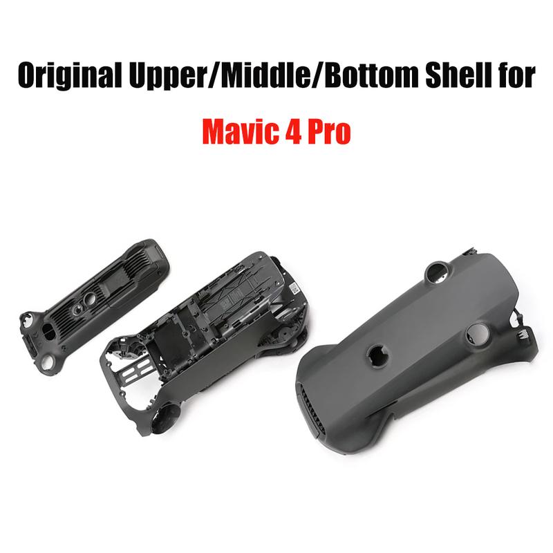Original Upper/Middle/Bottom Shell for Mavic 4 Pro Lower / Top Cover Body Frame Replacement for Mavic 4 Pro Repair Spare Parts