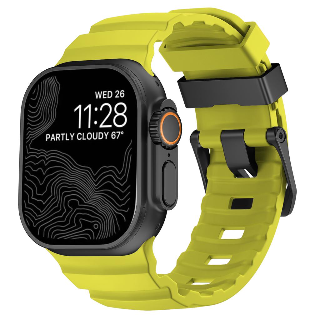 Trail Silicone Strap For Apple Watch Ultra 3 2 49mm Band 11 10 9 8 7 46mm 45mm High-end Bracelet Wristband iWatch 6 5 SE 3 44mm