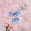 Lace Bra Embroidered Sexy Underwear Set New Flirting Ultra-thin Bra Gather