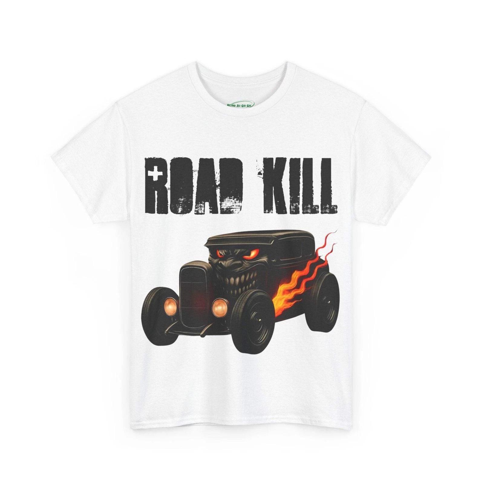 Road Kill T-shirt Hot Rod Hot Rod Rat Rod Tee Retro Style Burnout V8 Power 2XL
