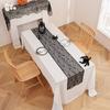 Black Color Black Lace Table Runner Long Length Spider Web Table Runner  Table Decor