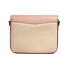 Coach Cassie 19 Color Block C Buckle Flap Leather Messenger Bag Women Bags Cherry-Blossom-Pink Beige 89088-B4SBF