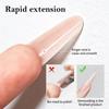 Poly Nail Gel Dual Form Extension Mold Reusable Clear Tips for Fast Builder Nail Salon DIY Professional Home Use Kit