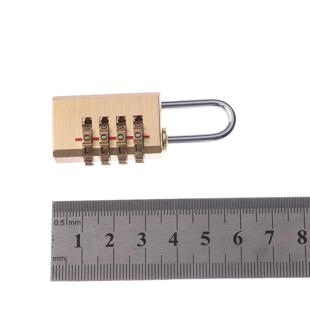 Locks Pure Cooper Security Tool Mini Password Code Brass Combination Lock Padlock Password Lock
