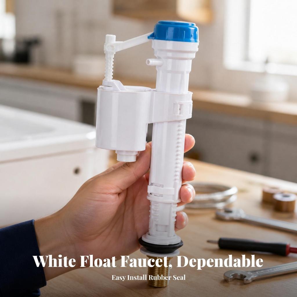 Toilet Cistern Inlet Valve Adjustable for Bathroom Maintenance