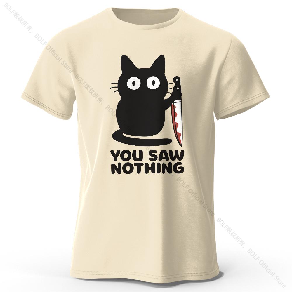 

Women s Funny Cat Printed Basic Crew Neck 100% Cotton T-Shirt, Breathable Round Neck Short Sleeve Tee Unisex Fit for Men & Women 4XL