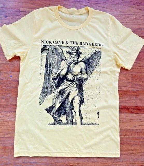 

NICK CAVE AND THE BAD SEEDS Tour Yellow T-Shirt All size OM697 Unisex T-Shirt XL