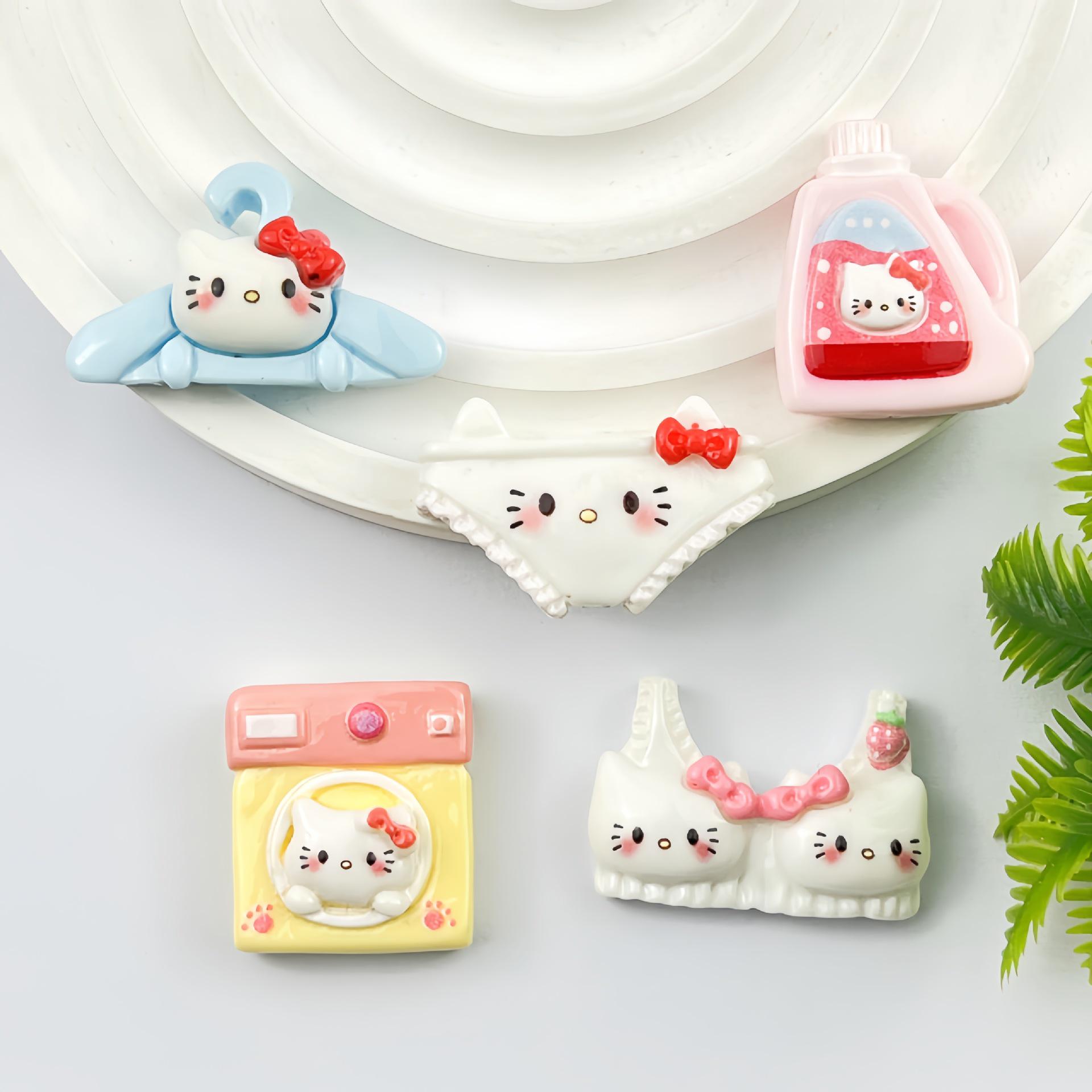 KT Cat Resin Accessories: DIY Hair Clips, Phone Cases, Shoe Buckles, and Refrigerator Magnets