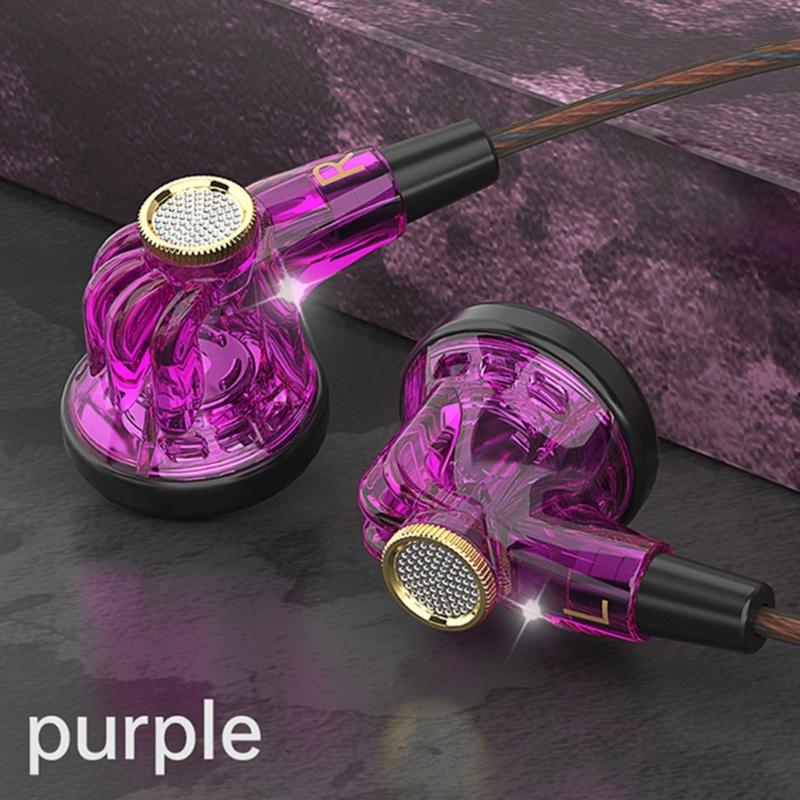 QKZ DM1 Earbuds Wired Earphones with Noise Cancellation and Built in Microphone for Gaming and Music