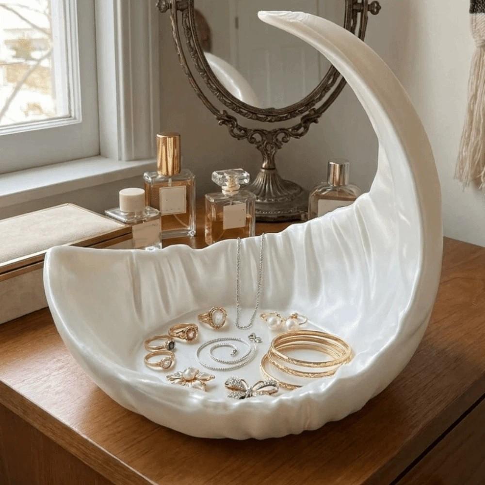 Minimalist Earrings Ring Display Dish 3D Printed Necklace Display Tray Decorative Plate  Kitchen