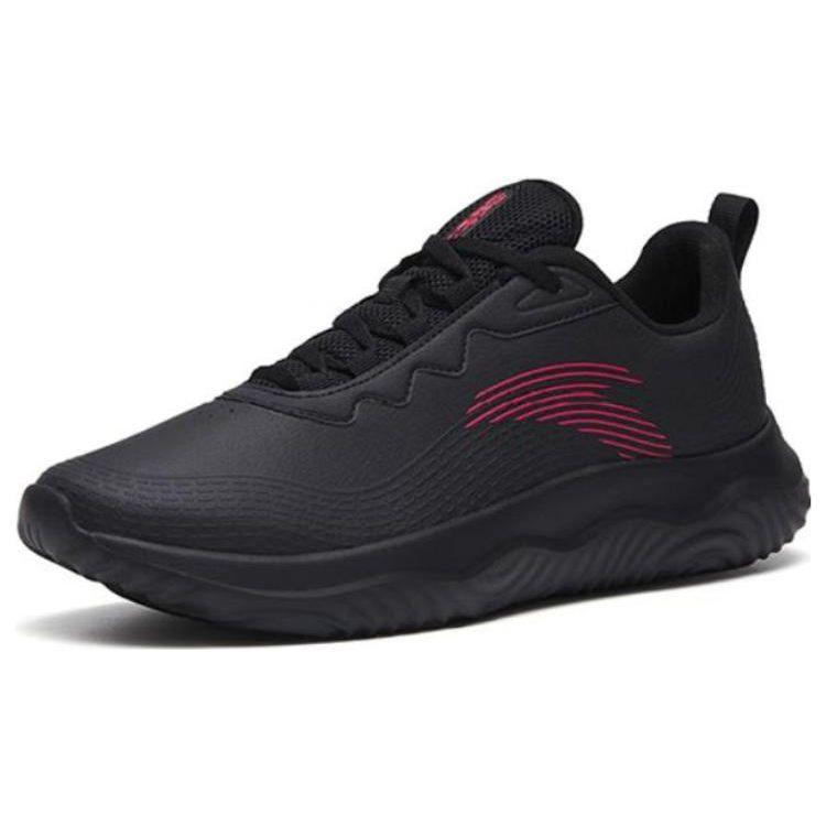 Anta Comfortable Versatile Shock Absorbing Durable Low Top Training Shoes Men Sneakers Black Red 112317719-8