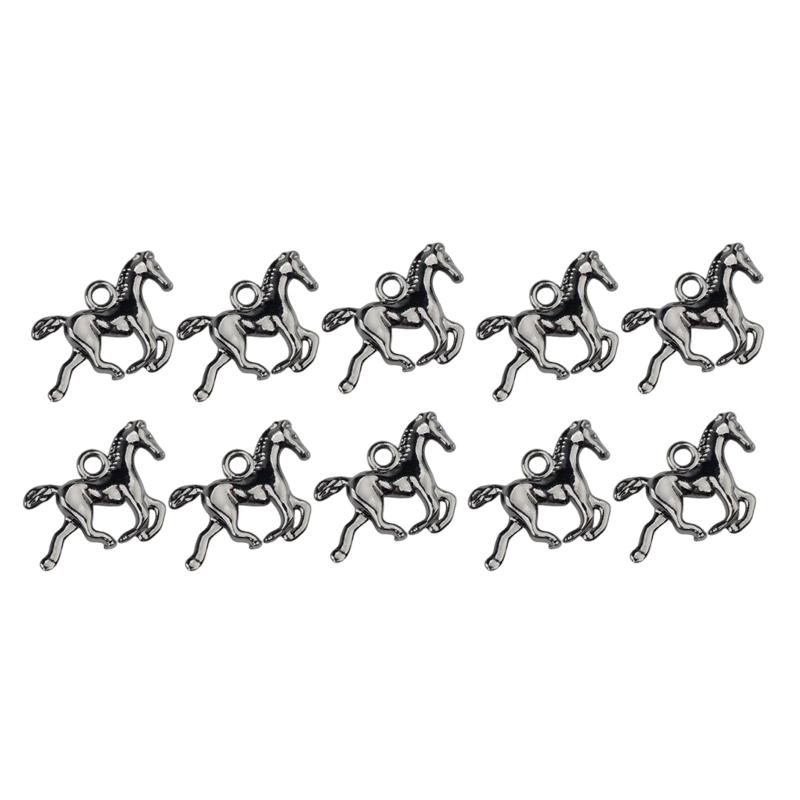 Vintage Horse Necklaces Long Chains Animals Pendant Necklace For Men Women Hip Hop Punk Horse Necklace