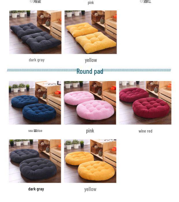 Balkon ve Cumba için Peluş Kadife Tatami Zemin Minderi