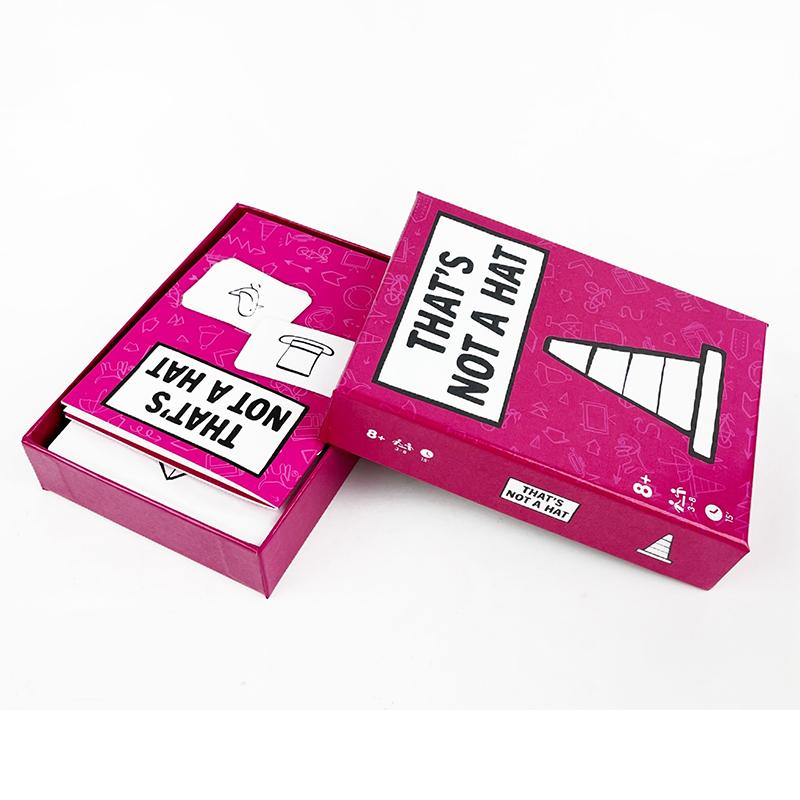 Das ist kein Hut Kartenspiel 3-8 Spieler Lustiges Gedächtnismanagement Party Tischspiele für Familie Freunde Basis Erweiterte Version