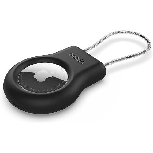 Belkin AirTag Case Keychain Wire Ring Black MSC009btBK
