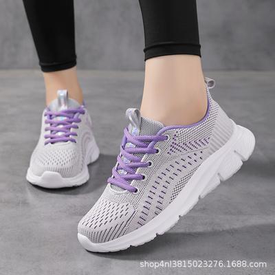 Spring and Autumn New Ultra-light Casual Shoes Non-slip Running Shoes Soft-soled Comfortable Sports Shoes Single Shoes Women's Walking Shoes