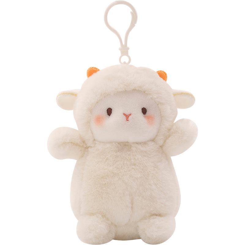 Bonnie Rabbit Lamb Keychain Pendant Small Doll Rabbit Hair Grabbing Machine Plush Bag Doll Plush Toy