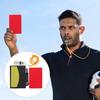 Cartonașe de arbitru de fotbal Cartonașe roșii de fotbal Cartonașe galbene Cartonașe de arbitru profesionale de culoare bogată Cartonașe de avertizare pentru arbitri de fotbal