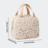 Art Insulated Carrier Tote Bag - Insulated Ink Pattern Lunch Bag, Washable Reusable