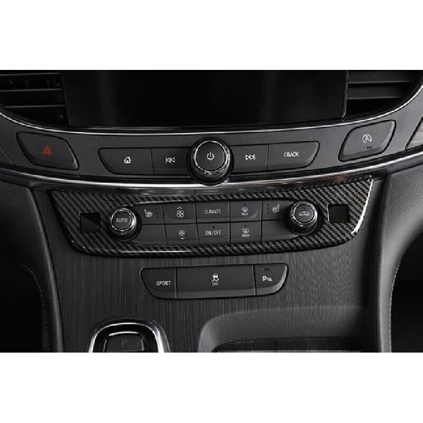 For Buick Lacrosse 2017-2019 Carbon Fiber Console AC Button Control Frame Trim