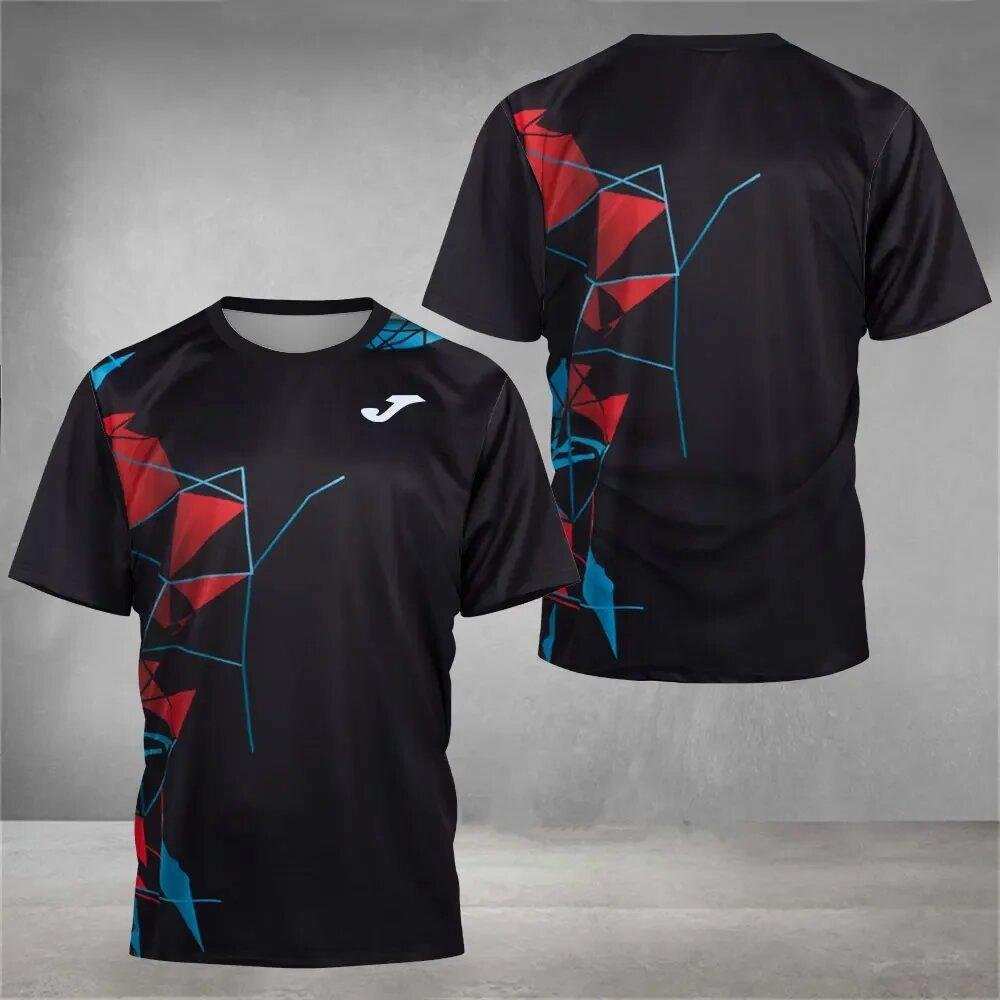 Summer Fashion Personalized Creative Pattern 3D Printed Men's Round Neck Casual Sports Comfortable Loose T-shirt