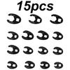 15Pcs Crowfoot Wrench Set for 8-24mm Trumpet Nuts, Suitable for 3/8" and 1/2" Drive Ratchet Extensioners, for Nut Removal