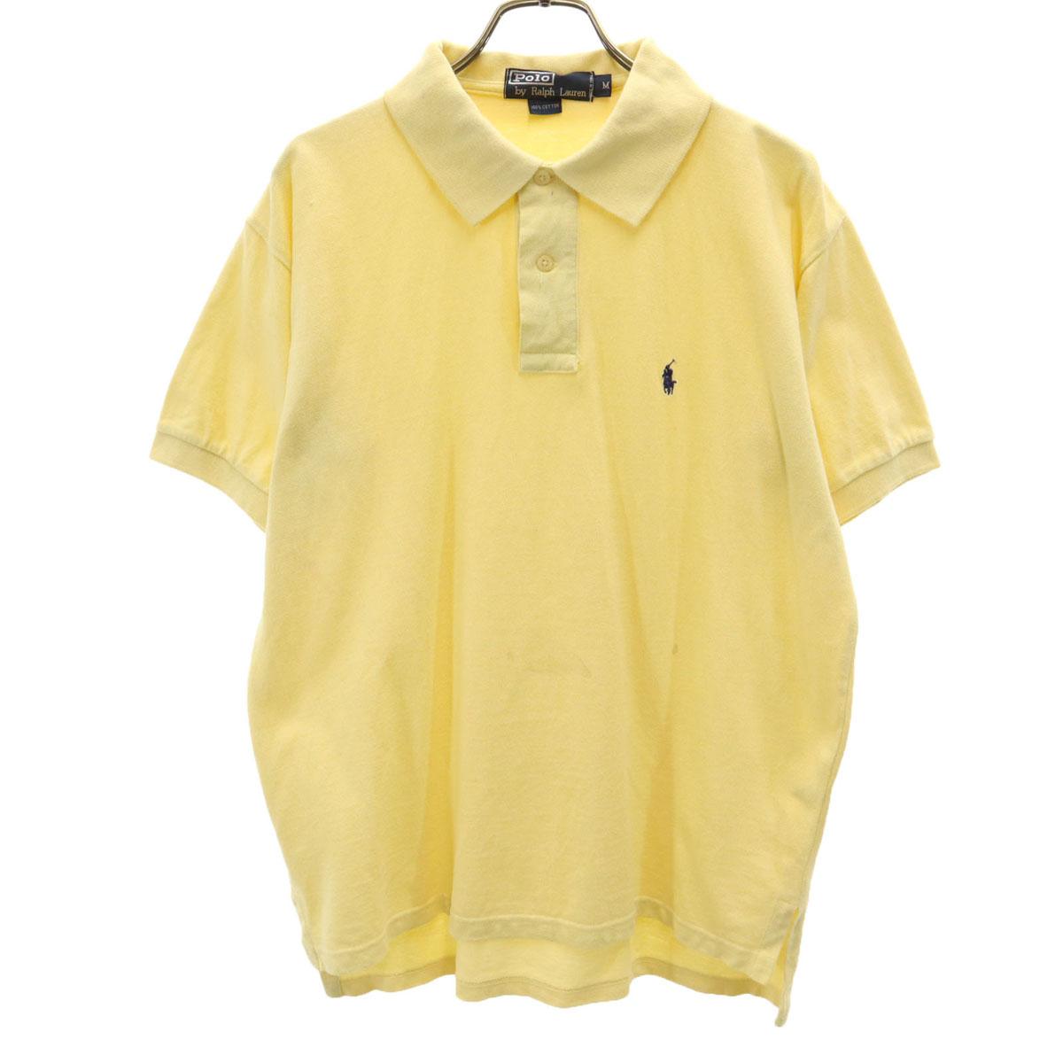 

Polo by Ralph Lauren Short sleeve Polo shirt M Yellow Men s Used