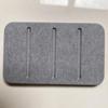 Diatomaceous Earth Soap Dish Quick Dry Bathroom Countertop Mat Super Water Absorbent Tray EcoFriendly for Sink Shower Bath