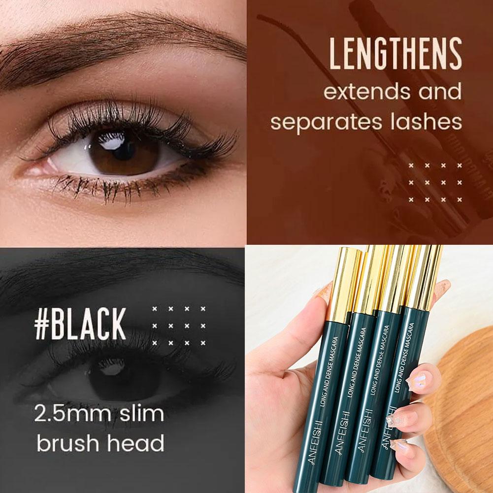 Bright and Long-lasting Waterproof Mascara for Eyelashes Curly and Long