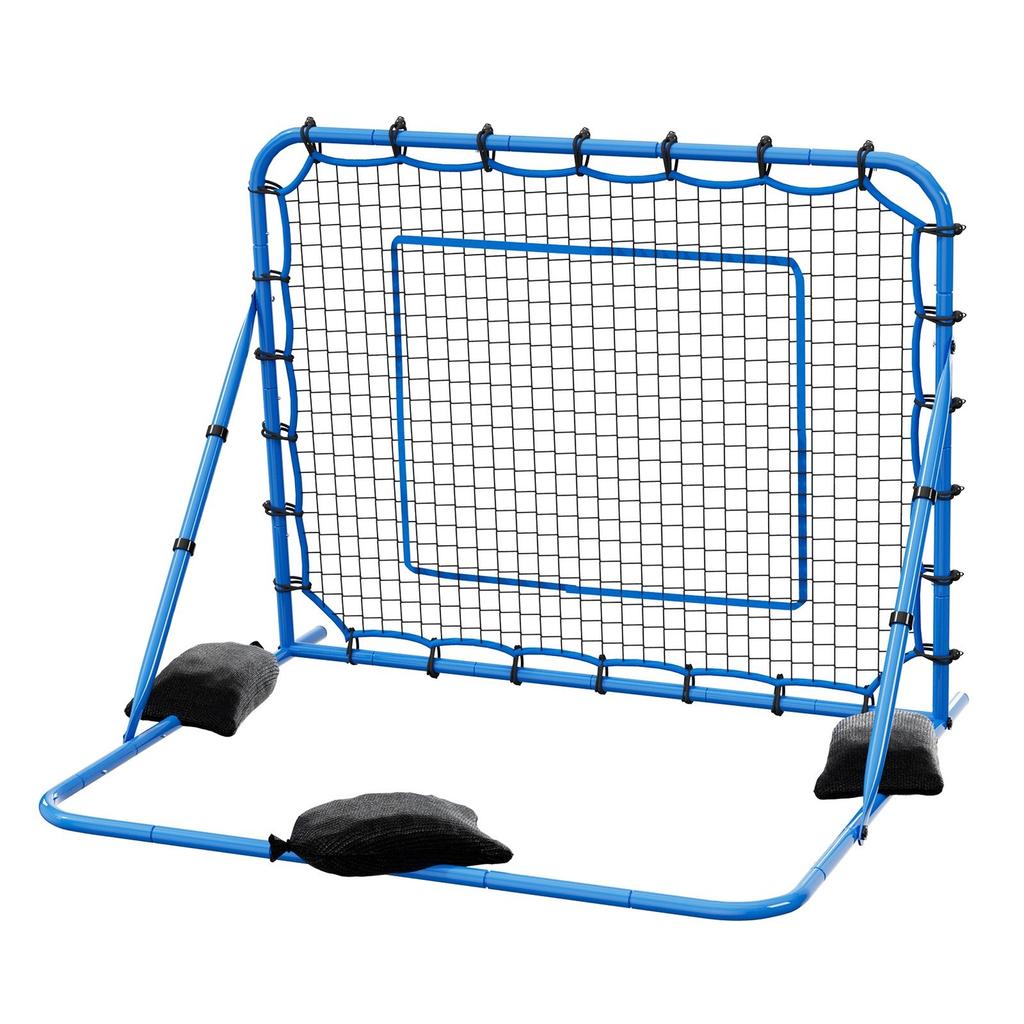 Soccer Rebounder Net, Quick-Switch Angle Soccer Goal Rebounder for Control, Passing Practice, Heavy-Duty Iron Frame & PE Net, Easy Setup Ball Training