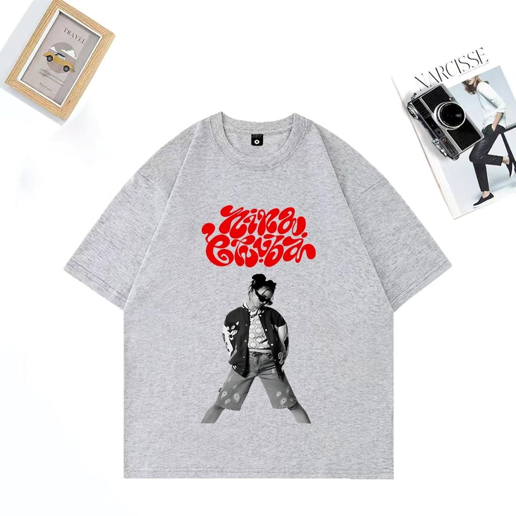 Nina Chuba grandes tailles hauts vintage T-shirt Hommes Femmes manches courtes Vêtements Mode Graphiques t-shirt Hip Hop 100% Coton T-shirts