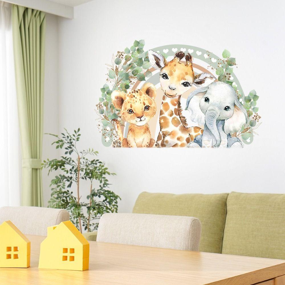 

Милые художественные наклейки, мультяшные обои, домашний декор, настенная роспись, детская комната