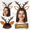 2025 Cartoon Christmas Headband Hair Band Party Gift Reindeer Antlers Headband Christmas Festival Decoration