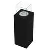 Freestanding Bioethanol Fireplace TOWER Black