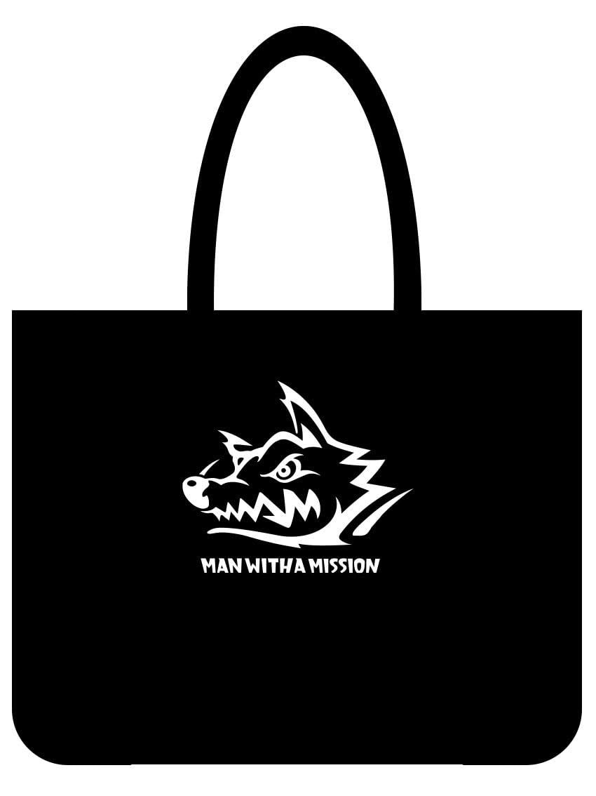 

Сумка-тоут MAN WITH A MISSION L Черный x Белый