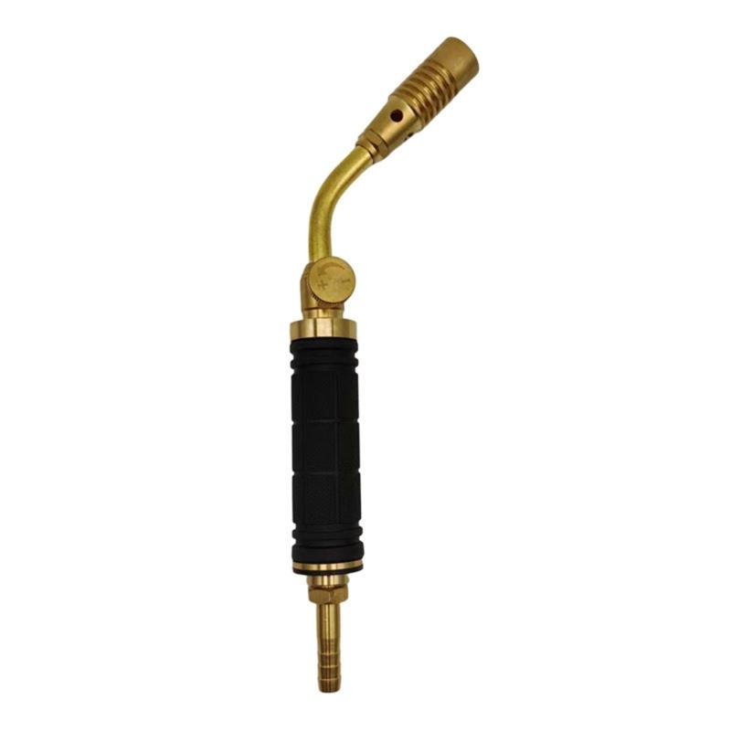 Quick Connecting Gas Lamp Adapter Copper Rubber Texture Outdoor Gas Lights Connectors for Night Camping Extended Handle