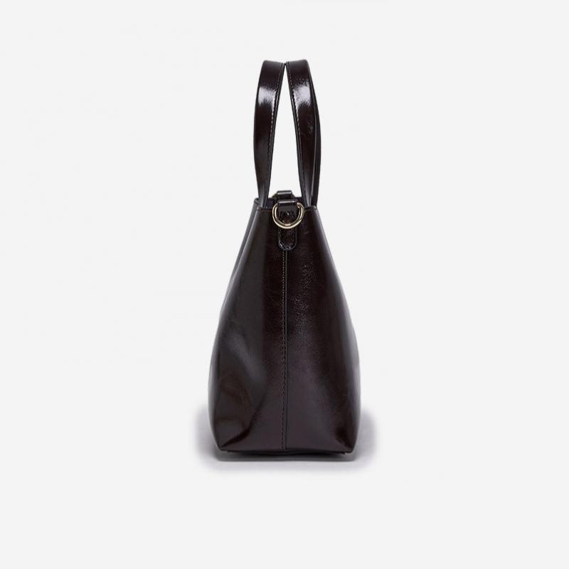 By Esquire Women Low Curve Tote Bag Brown