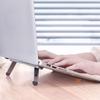 Foldable Laptop Riser Heat Dissipation Invisible Portable Aluminum Alloy Adjustable Laptop Stand For Desk Silver