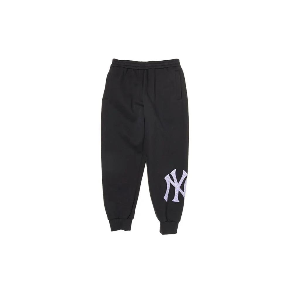 MLB New York Yankees Monogram Big Lu Casual Pants Unisex Black 3APTM0746-50BKS M