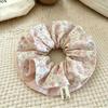 Korean Style Small Floral Hair Tie for Women - High-End 2026 Hair Accessory for Ponytails and Buns.