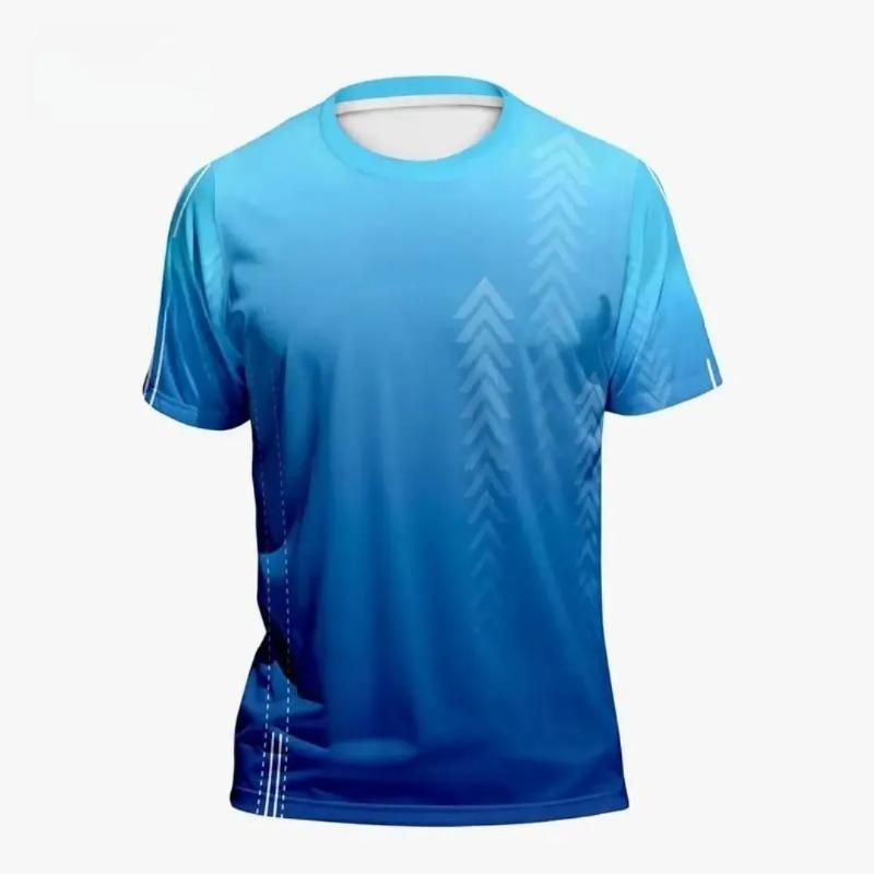 Men's 3D Printed T-Shirt Outdoor Sports Top  Short Sleeve O-Neck Pullover Casual TopQuick Drying Breathable Comfortable T-shirt