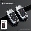 Metal Key Shell for Toyota Camry, Crown, Reiz, Prado, Land Cruiser (Old Models) with Snap Button