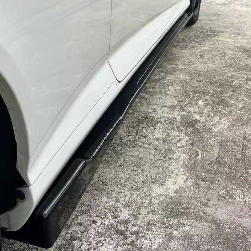 For Mercedes Benz Accessories W204 C63 C180 C200 C260 C300 AMG Car Side Skirt Extension Rocker Panel Splitters Winglet Lip Body