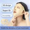 1PC 3D Silicone Mask Mask Auxiliary Artifact Anti-moisture Evaporation Moisturizing Facial Beauty Mask Anti-slip Hanging Ear Type