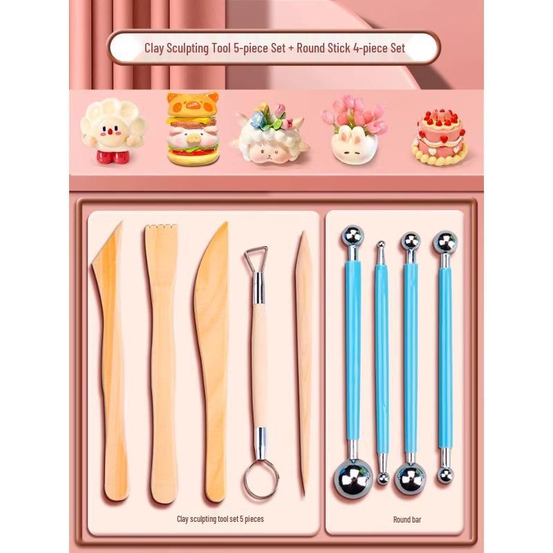 Stone Clay DIY Kit: Lightweight Polymer & Plaster Clay for Handmade Sculptures