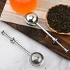 Tea Maker Loose Leaf Tea Infuser Stainless Steel Tea Ball with Fine Mesh Strainer And Retractable Long Handle Reusable Tea Steeper for Herbal Black